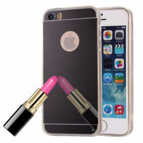Lustrzane etui ochronne dla iPhone 5 / 5S / SE (2016) – czarne
