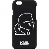 Karl Lagerfeld Hard Case Head Punk etui do iPhone 6 / 6S - czarne