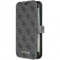 Guess Charms Book Case pokrowiec flip do iPhone 7 Plus / 8 Plus - szary