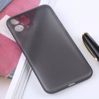 Super cienkie matowe etui do iPhone 11 Pro - szare