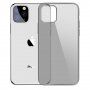 Baseus etui przezroczyste z miękkiego plastiku do iPhone 11 Pro Max - czarne