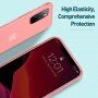 Baseus silikonowe etui przezroczyste do iPhone 11 Pro Max - czerwone