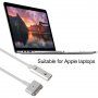 Redukcja 5 Pin MagSafe 2 (kształt T) na USB-C dla MacBook - 15cm - srebro