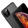 Etui z teksturą włókien karbonowych do iPhone 11 Pro Max - czarne