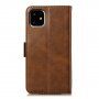 Pokrowiec flip ze stojakiem do iPhone 11 - kawowo-brązowy
