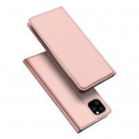 Dux Ducis pokrowiec flip ze stojakiem do iPhone 11 Pro - różowo-złoty