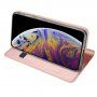 Dux Ducis pokrowiec flip ze stojakiem do iPhone 11 - różowo-złoty