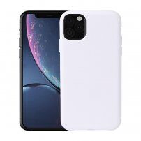 Howmark miękkie gumowane etui do iPhone 11 Pro Max - białe