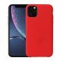 Howmark miękkie gumowane etui do iPhone 11 Pro Max - czerwone