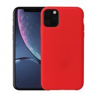 Howmark miękkie gumowane etui do iPhone 11 Pro Max - czerwone