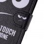 Pokrowiec flip ze stojakiem Do not touch my phone do iPhone 11 Pro - czarny
