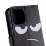 Pokrowiec flip ze stojakiem Do not touch my phone do iPhone 11 Pro - czarny