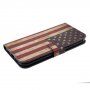 Pokrowiec flip ze stojakiem retro flaga USA do iPhone 11 Pro - kolorowy