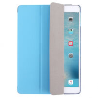 Futerał ze stojakiem i częścią tylną z hartowanego plastiku dla iPad 9,7" (2017/2018) / Air - niebieskie