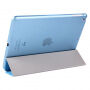 Futerał ze stojakiem i częścią tylną z hartowanego plastiku dla iPad 9,7" (2017/2018) / Air - niebieskie