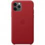 Oryginalne Apple etui skórzane do iPhone 11 Pro Max - czerwone
