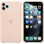 Oryginalne Apple etui silikonowe do iPhone 11 Pro Max - piaskowo-różowe