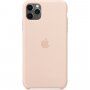Oryginalne Apple etui silikonowe do iPhone 11 Pro Max - piaskowo-różowe