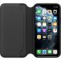 Oryginalny Apple Folio pokrowiec flip skórzany do iPhone 11 Pro - czarny