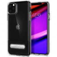 Spigen Slim Armor Essential S etui ze stojakiem do iPhone 11 Pro Max - przezroczyste