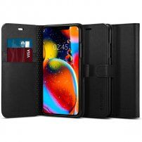 Spigen Wallet S pokrowiec portfelowy do iPhone 11 Pro Max - czarny