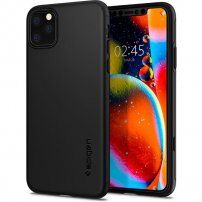 Spigen Thin Fit 360 ultra cienkie etui do iPhone 11 Pro Max - czarne