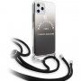Karl Lagerfeld Gradient etui z paskiem do iPhone 11 Pro Max - czarne