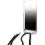 Karl Lagerfeld Gradient etui z paskiem do iPhone 11 Pro Max - czarne