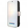 Guess Iridescent Book pokrowiec flip do iPhone 11 Pro - srebrny