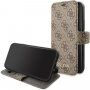 Guess 4G Book pokrowiec flip do iPhone 11 Pro - brązowy