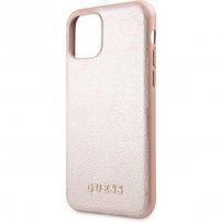 Guess Iridescent etui do iPhone 11 Pro Max - różowe
