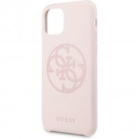 Guess 4G Tone on Tone etui do iPhone 11 Pro Max - różowe
