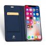 Dux Ducis pokrowiec flip dla iPhone XR - ciemnoniebieski