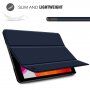 Smart pokrowiec ze stojakiem i funkcją usypiania dla iPad 10,2" (2019-2021) - niebieski