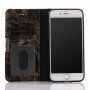 Pokrowiec flip ze wzorem marmuru dla iPhone 7 / 8 - czarny