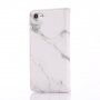 Pokrowiec flip ze wzorem marmuru dla iPhone 7 / 8 - szary