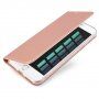 Dux Ducis pokrowiec flip ze stojakiem dla iPhone 7 / 8 - różowo-złoty
