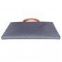 Elegancka torba w stylu torebki dla MacBook 13"-15" - ciemnoszara