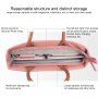 Elegancka torba w stylu torebki dla MacBook 13"-15" - ciemnoszara