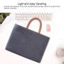 Elegancka torba w stylu torebki dla MacBook 13"-15" - ciemnoszara