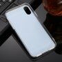 Etui lustrzane dla iPhone XS Max - srebrne
