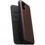 Nomad Folio pokrowiec flip skórzany do iPhone 11 - brązowy
