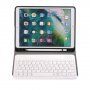 Pokrowiec z podświetlana klawiatura i miejsce na Apple Pencil dla iPad 10,2" (2019-2021) / Air 3 (2019) / Pro 10,5" - różowo