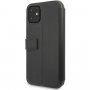 Mercedes Quilted Perf pokrowiec flip do iPhone 11 - czarny