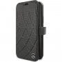 Mercedes Quilted Perf pokrowiec flip do iPhone 11 Pro Max - czarny