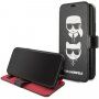 Karl Lagerfeld pokrowiec flip z miejscem na karty do iPhone 11 - czarny