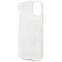 Karl Lagerfeld Glitter Iconic etui do iPhone 11 Pro Max - srebrne