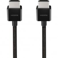 BELKIN Ultra HD wysokiej prędkości kabel pleciony HDMI 2.1 / HDMI 2.1 dla MacBook - 1 m - czarny