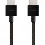 BELKIN Ultra HD wysokiej prędkości kabel pleciony HDMI 2.1 / HDMI 2.1 dla MacBook - 2 m - czarny