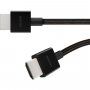 BELKIN Ultra HD wysokiej prędkości kabel pleciony HDMI 2.1 / HDMI 2.1 dla MacBook - 2 m - czarny